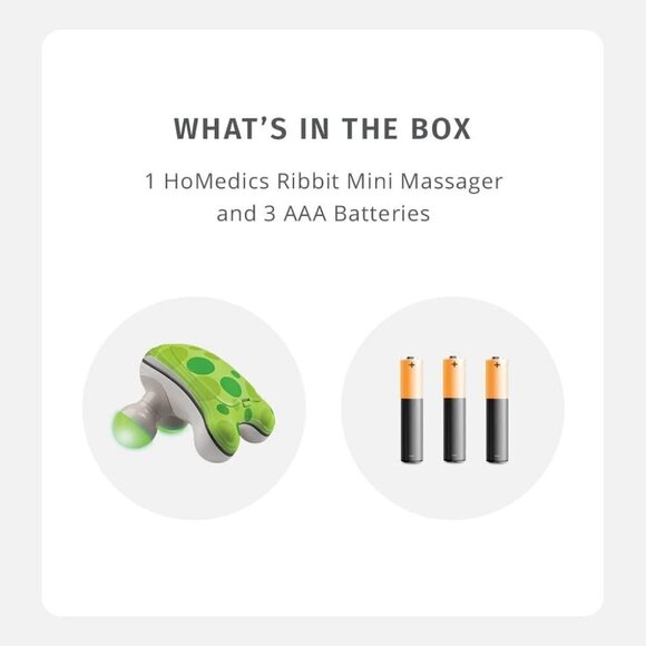 HoMedics Ribbit Mini Handheld Massager - Picture 5 of 12